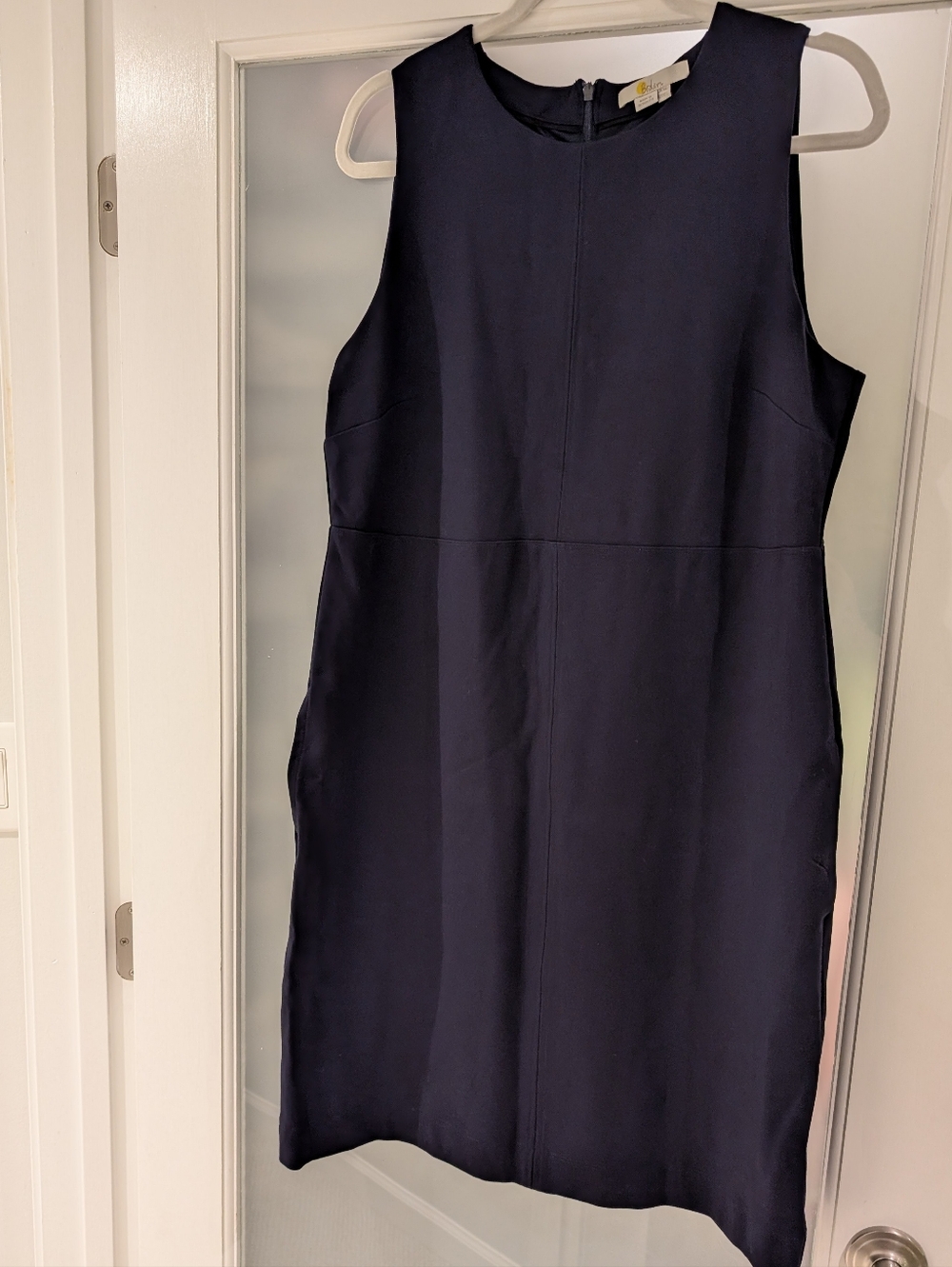 Boden Ponte Knit Blue Dress